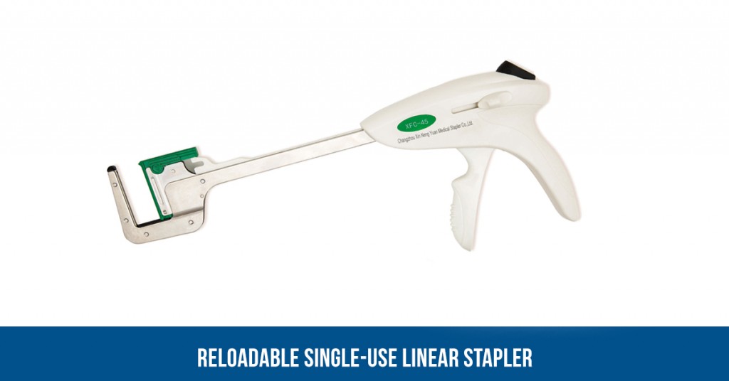 relodable single-use linear stapler