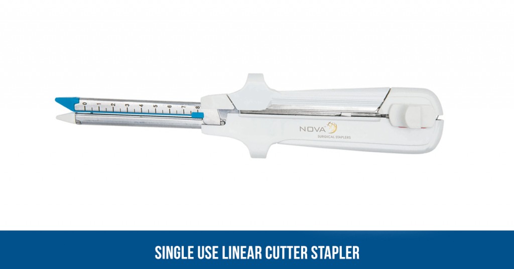 single use linear cutter stapler